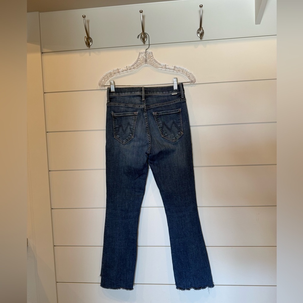 Mother The Insider Crop Step Fray in Girl Crush Size 25 - Picture 3 of 11